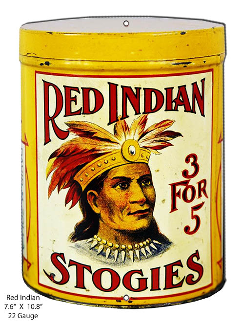Red Indian Cigargette Cigar 7.6×10.8