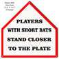 Players To The Plate Baseball Funny 12.2×12.2