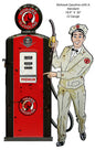 Mohawak Gas  Attendant 18.9×30