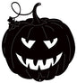 Jack O Lantern Silhouette 17.4×18.6