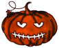 Jack O Lantern Fax Copper Finish 17.2×14.1