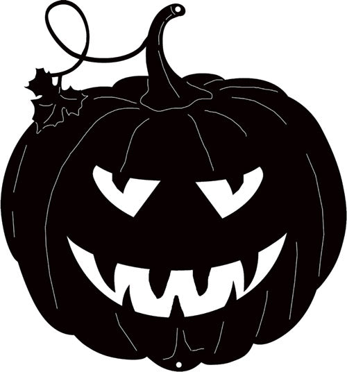 Jack O Lantern Silhouette 9.8×10.5