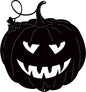 Jack O Lantern Silhouette 9.8×10.5