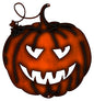 Jack O Lantern Fax Copper Finish 9.8×10.5