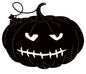 Jack O Lantern Black Halloween Decor 9.5″x7.8″