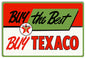 Texaco Gas And Motor Oil 16x24