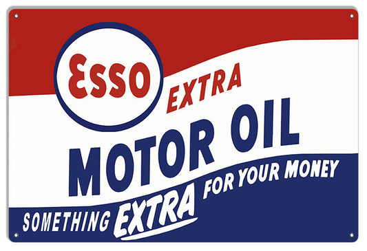 Esso Extra Vintage Style Metal Sign 18 x 30