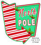 North Pole Holiday Christmas 15.8x17.4