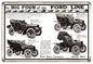 Big Four of The Ford Line 18″x30″ Ford Motor Co.