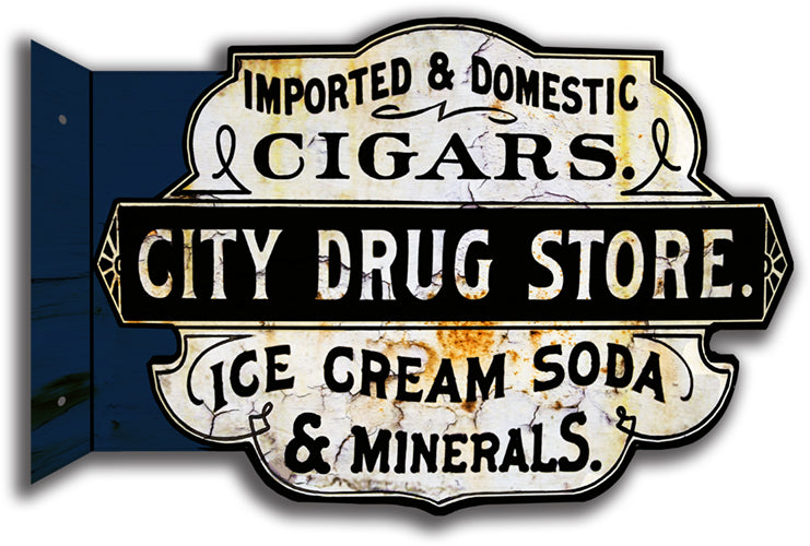 City Drug Store Flange Country 13x20