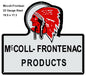 McColl-Frontenas Motor Oil 19.7x17.5
