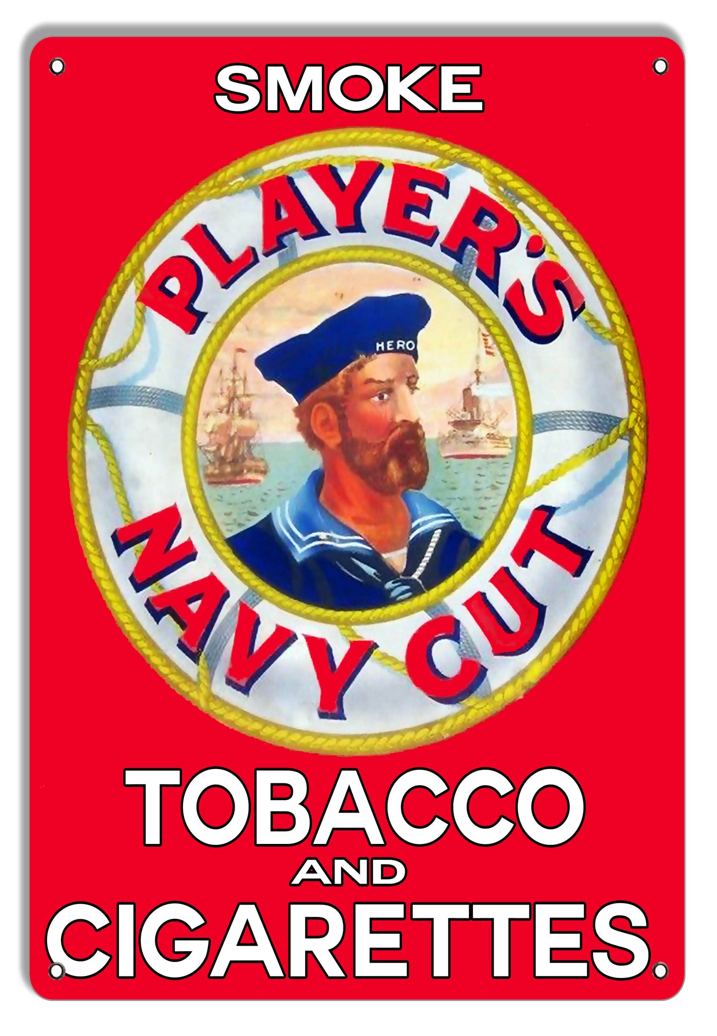 Players Navy Cut Tobacco Cigarettes 9x12