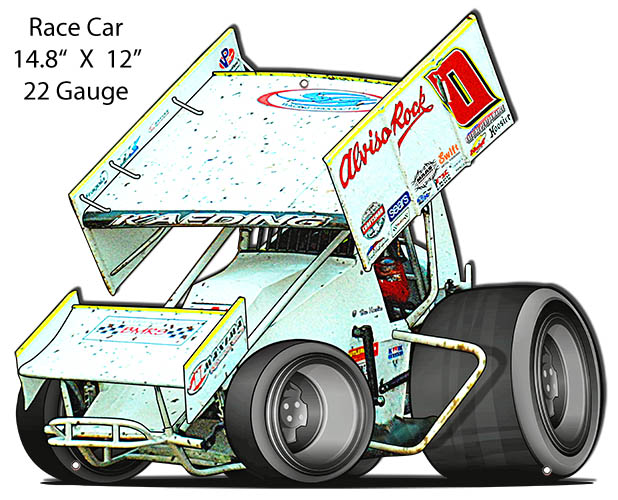 Sprint Car Race Car 14.8x12