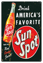 Drink Sun Spot Soda Ad 18×30