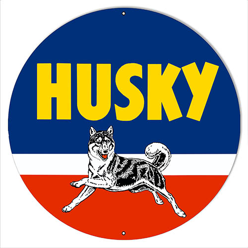 Husky Motor Oil Gas Station 24 x 24