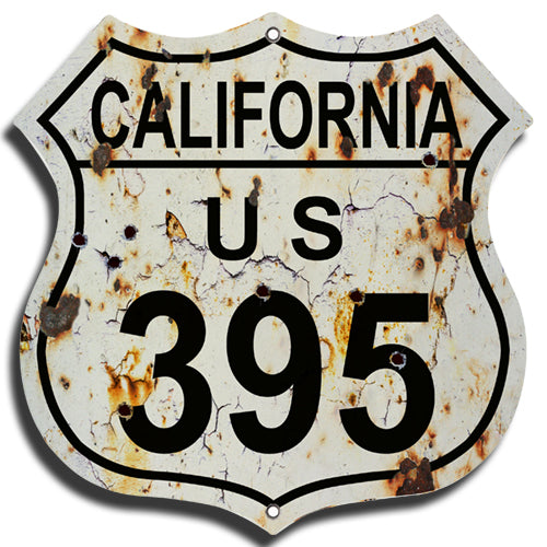 California US 395 Highway 7.5x7.5
