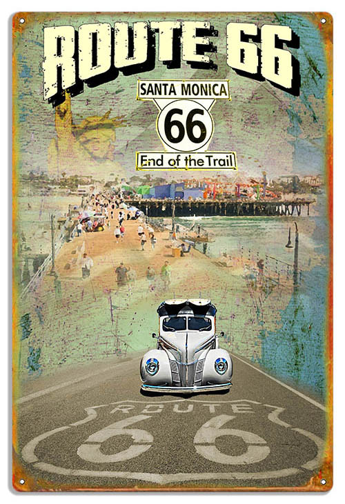 Route 66 CA 12×18