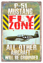 P-51 Flying Fortress 12×18