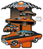 Chevelle Hot Rod Car 12x13.8