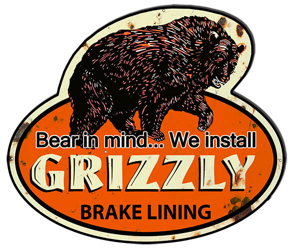Grizzly Brake Lining 22.8×19.5