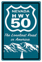 Nevada HWY 50 12×18