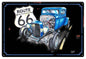 Route 66 Hot Rod 12×18