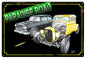 Racing Hot Rods On Paradise Road 12×18