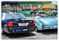 Classic Diner Parking Hot Rod 12×18