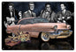 1950s Cadillac 50s Music 12×18