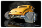 Yellow Rat Rod Hot Rod 12×18