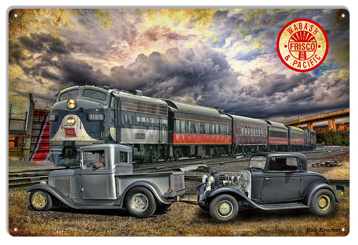Wabash Frisco & Pacific 12×18