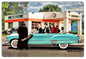 Going For A Ride In A Chevy Service Station 12×18