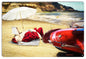 Santa Beach 12×18