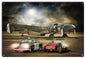 Airplane And Classic Cars 12×18