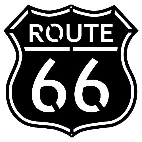 Route 66 Vintage Style Metal Sign 14 x 14
