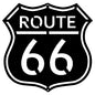 Route 66 Silhouette 14.5×14.5