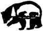 Bear Wilderness Silhouette 13.5×19.5