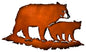 Bear Wilderness Silhouette 13.5×23