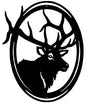 Buck Deer Silhouette 18.5×23.5