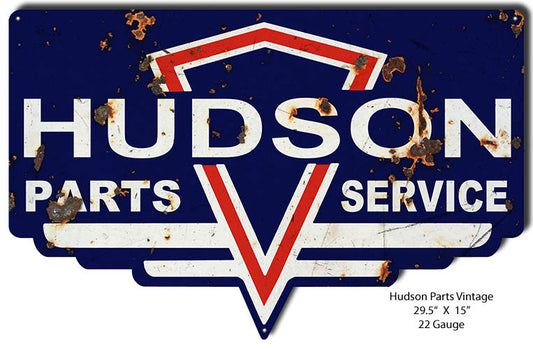 Hudson Ps Gas Station Vintage Style Metal Sign 19 × 29