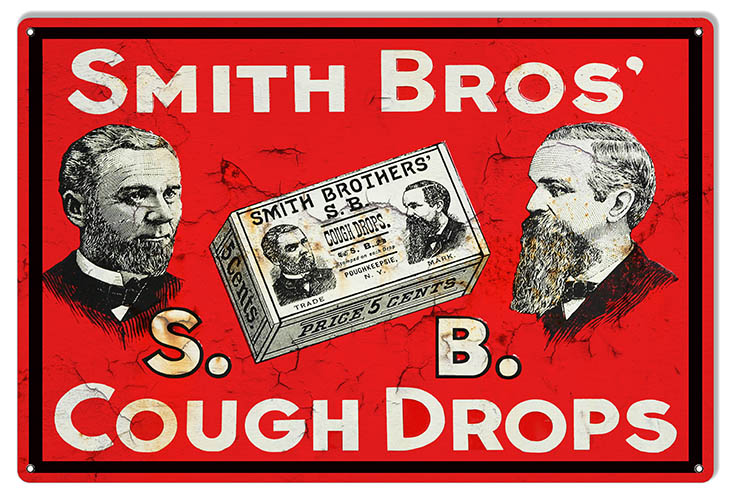 Smith Bros Cough Drops 12×18