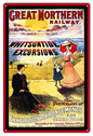 Great Northern Railway Railroad 12×18