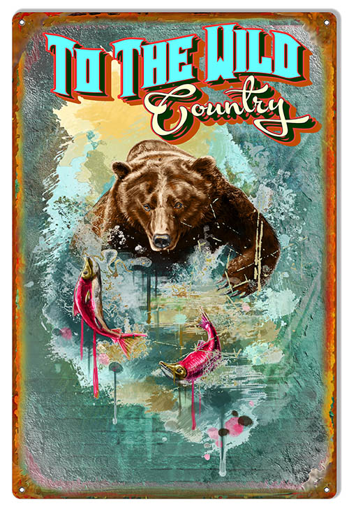 Wild Country Bear 12×18