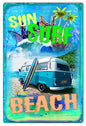 Sun Surf Beach 12×18