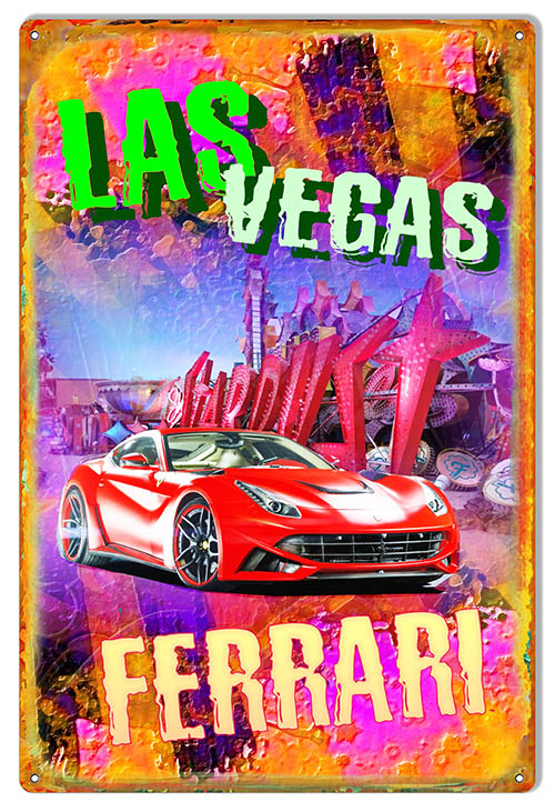 Las Vegas Ferrari 12×18