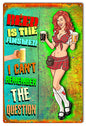 Beer The Answer Bar 12×18