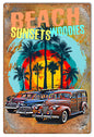Beach Sunset Woodies 12×18