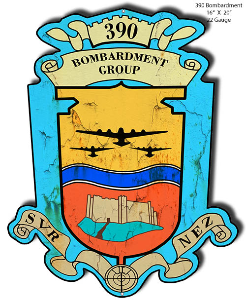 Bombardment Group Vintage Style Metal Sign 16 x 20