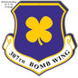 307th Bomb Wing Military 16.5×17