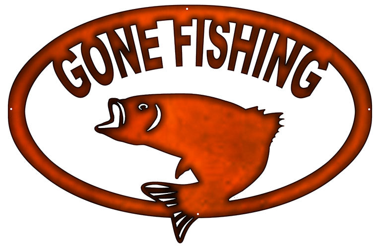 Gone Fishing 15.5×23.5